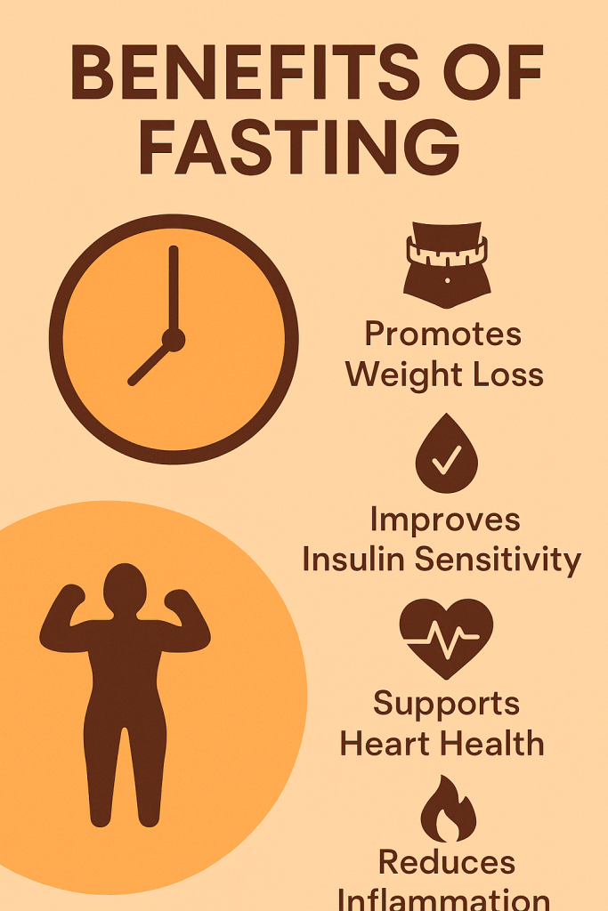 Benefits of 16/8 fasting schedule once a week
