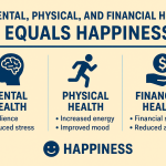 mental, physical, financial health equal happiness